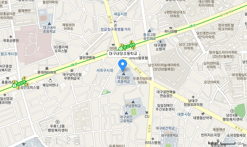학교 찾아오시는 길 지도